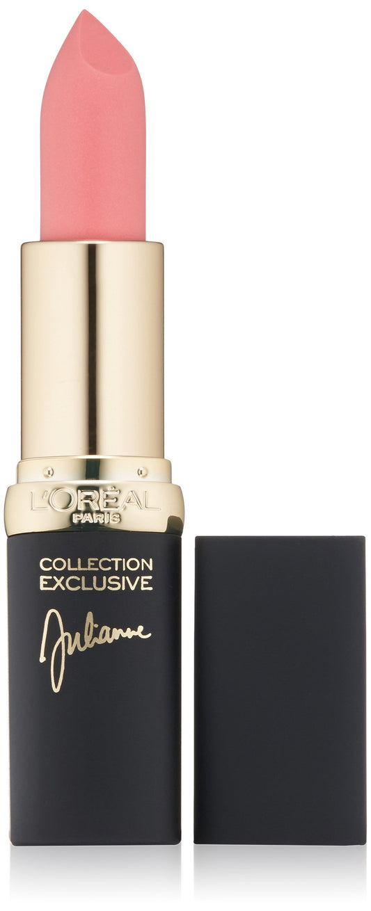 L'Oréal Paris Colour Riche Collection Exclusive Lipstick, Julianne's Pink, 0.13 oz.