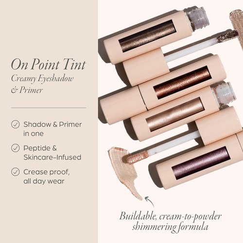 PÜR MINERALS Creamy Eyeshadow & Primer - Peptide-Enriched On Point Tint for Vibrant Color