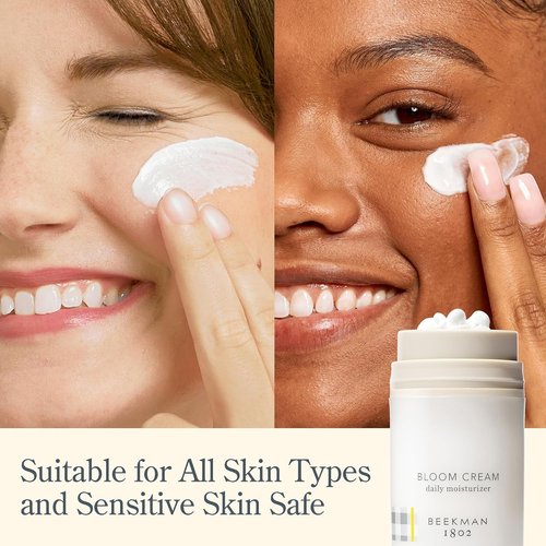 Beekman 1802 Goat Milk Face Moisturizer - Lightweight & Deeply Hydrating Cream, 15mL | Gentle for All Skin Types, Cruelty-Free