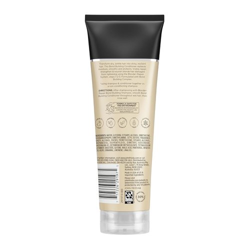 John Frieda Blonde+ Conditioner - Bond Building Complex for Moisture Restoration | 8.3 Oz