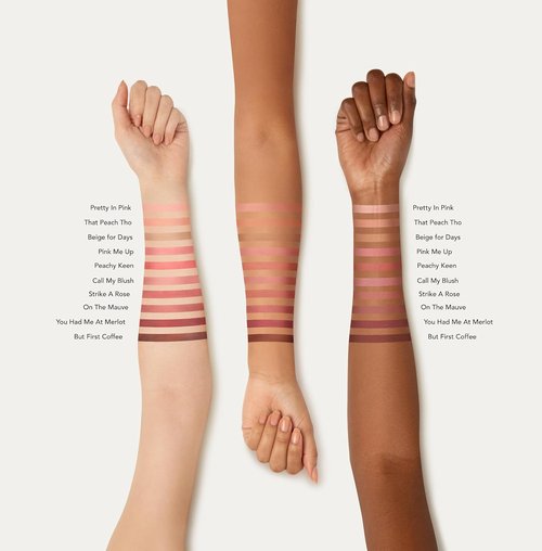 bareMinerals Gen Nude Powder Blush - Mineral-Based, Talc-Free, All-Day Wear, Buildable Coverage, Matte Finish