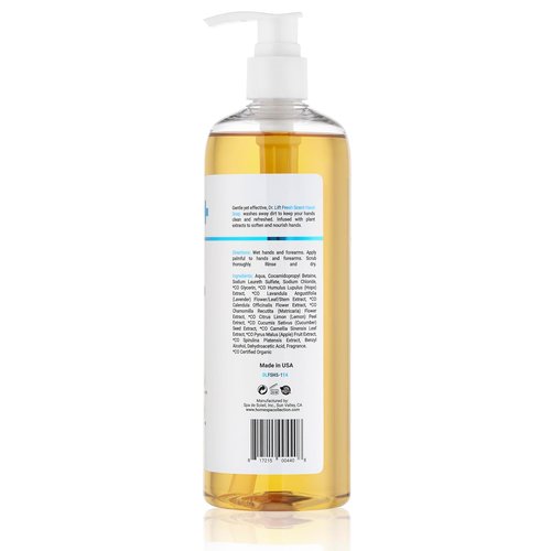Dr. Lift Hand Soap - Moisturizing Liquid Soap with Plant Extracts & Vitamin E | Fresh Scent, 16 Fl Oz