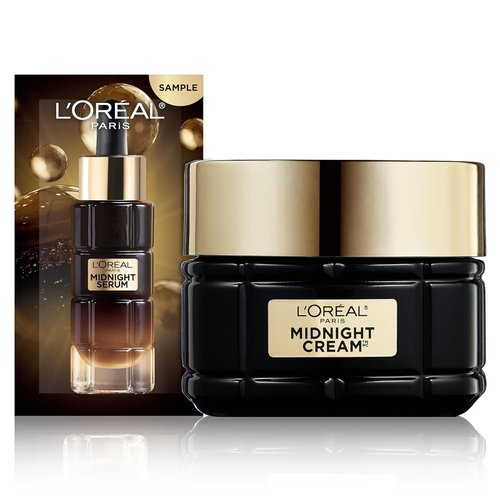 L'Oreal Paris Age Perfect Midnight Cream - Anti-Aging Face Moisturizer to Reduce Wrinkles, 1.7oz