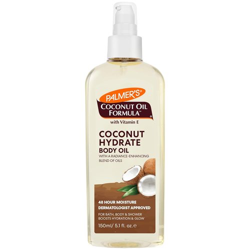 Palmer's Coconut Oil Formula Body Oil - Moisturizing Bath Oil with Green Coffee Extract | 5.1 Ounces