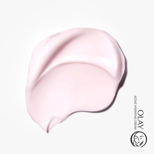 Olay Active Hydrating Cream - Moisturizing Face Cream for All Skin Types | 3.4 fl oz