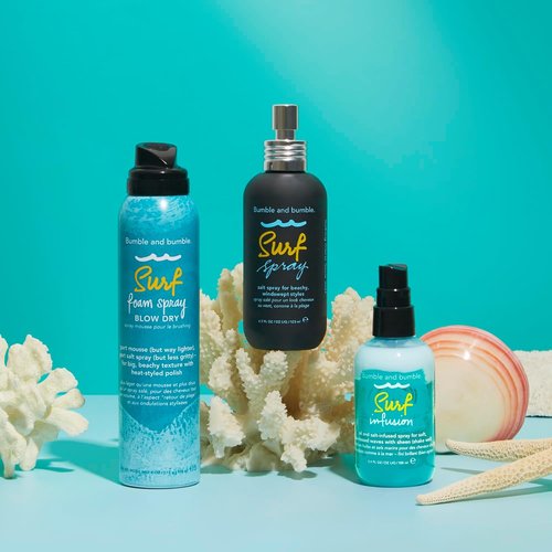 Bumble and Bumble Surf Foam Spray - Lightweight Volume Mousse for Beachy Texture | UV Protection | 4 Ounce