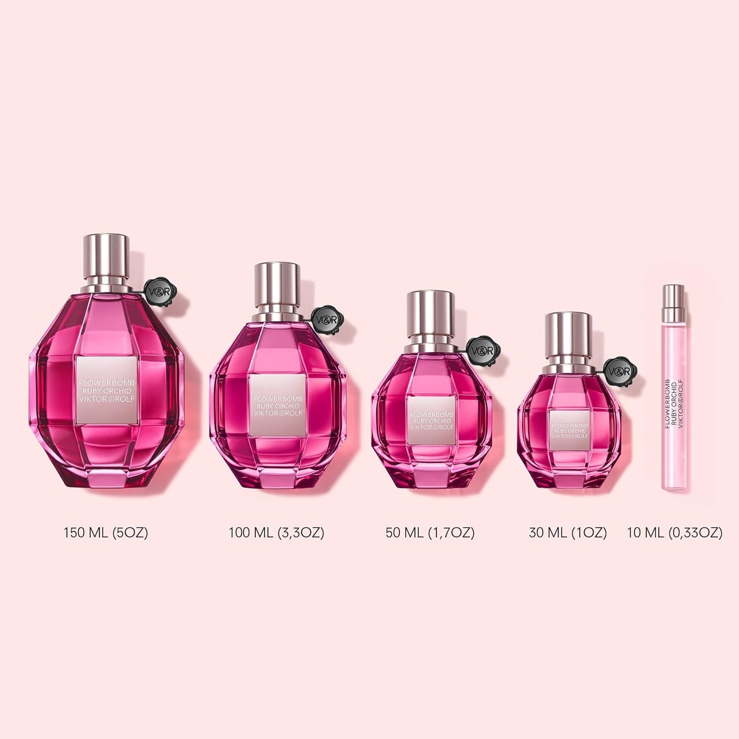 Viktor&Rolf - Flowerbomb Ruby Orchid Eau de Parfum - Floral & Fruity Women's Fragrance - Vanilla & Peach Notes