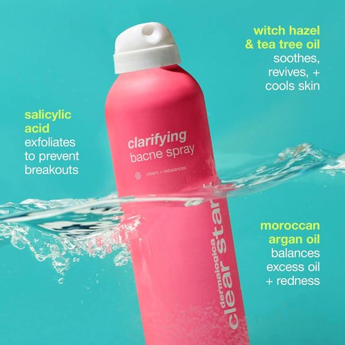 Dermalogica Clear Start Bacne Spray - Clarifying Treatment for Body Breakouts with Salicylic Acid, 6 fl oz