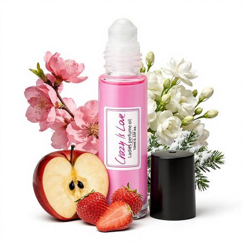 Crazy is Love Roll On Oil Perfume, Pheromones Perfumes for Women Date Night Perfume Seductive, Long-Lasting Pheromones Perfumes for Women Crazy in Love -Enhance Charm & Confidence -0.34 fl.oz (10mL)