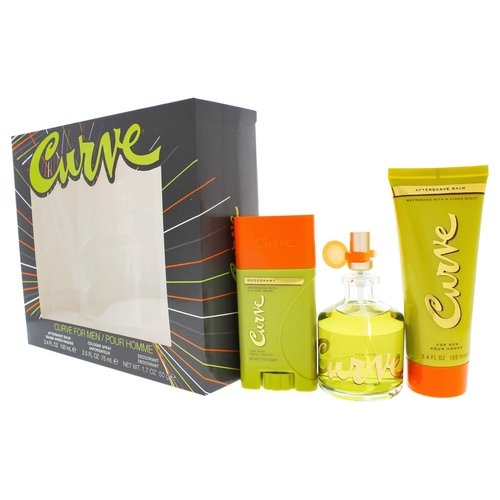 Curve Men's Cologne Spray After Shave Balm & Deodorant Stick