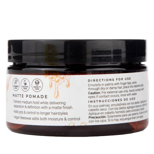 CIBU Matte Pomade - Nutrient-Rich Hair Styling for Men & Women - Long-Lasting Hold | 4oz