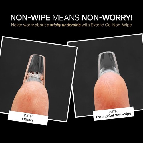 APRÉS Non-Wipe Extend Gel - HEMA-Free TPO-Free Gel-X Tips Adhesive | 15ml / 0.5oz