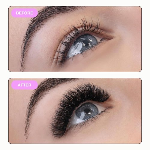 Curacoro Promade 500 Fans 5D-0.07 CC Curl 12mm Length Handmade Volume Lash Fans for Long-Lasting Eyelash Extension