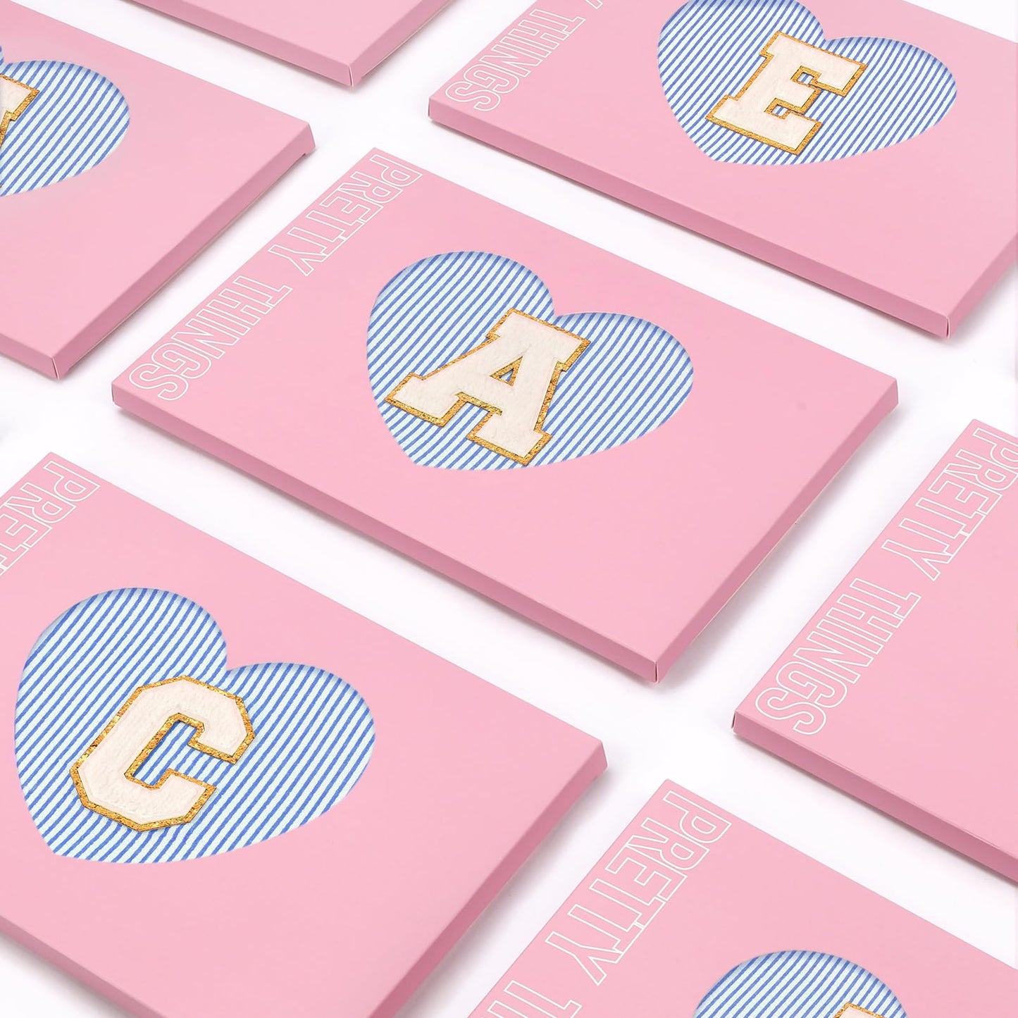 mibasies 2 PCS Initial Makeup Bags for Women: Cosmetic Bag for Travel Toiletry - Birthday Gifts for Girls Sister Wife Friend Daughter - Preppy Teen Girl Gifts Trendy Stuff - Blue D