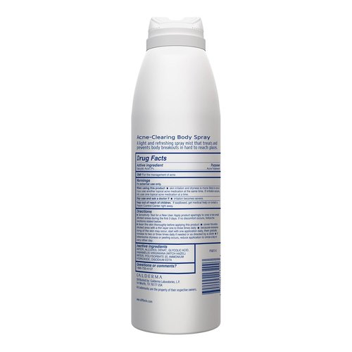 Differin Acne Body Spray - Salicylic Acid Treatment for Back, Chest & Shoulders | 6 oz