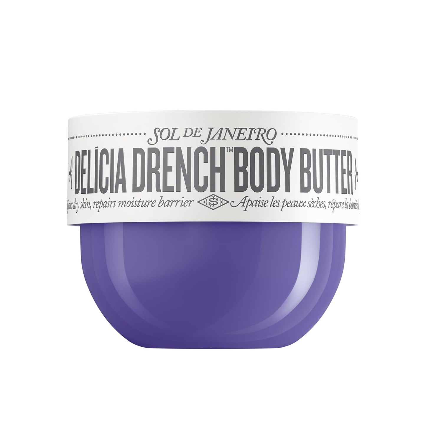 Sol de Janeiro Delicia Drench Body Butter - Ultra-Hydrating Moisturizer for Soft Skin | 8 oz
