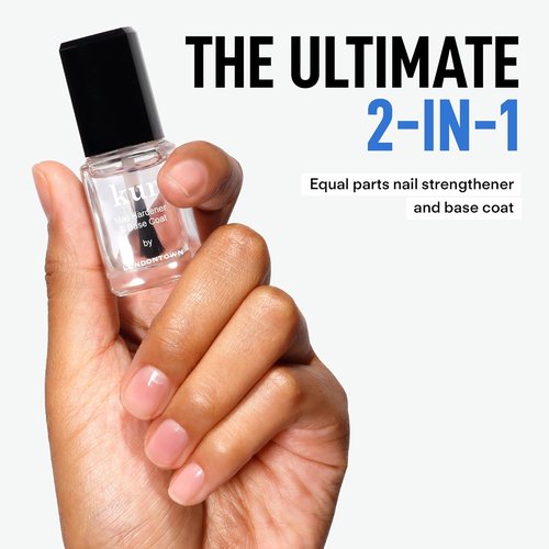 LONDONTOWN Kur Nail Hardener - Strengthening Base Coat for Healthy Nails | 0.4 Fl Oz