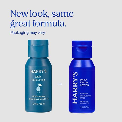Harry's Face Lotion - SPF Moisturizer for All-Day Hydration | 1.7 Fl Oz, Pack of 2