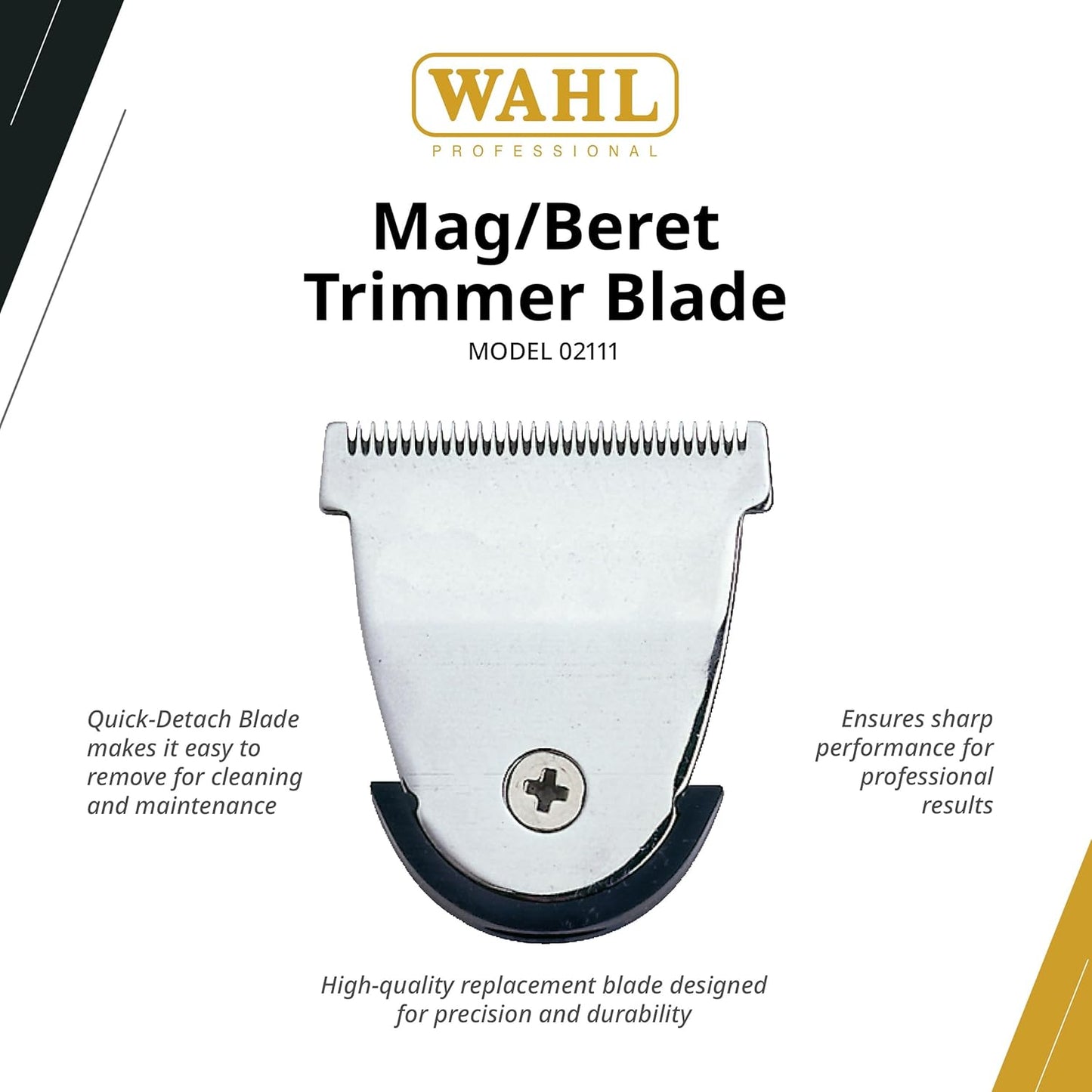 Wahl Professional Trimmer Blade - Quick-Detach High-Precision Fit for Sterling Mag 8779 & Beret 8841