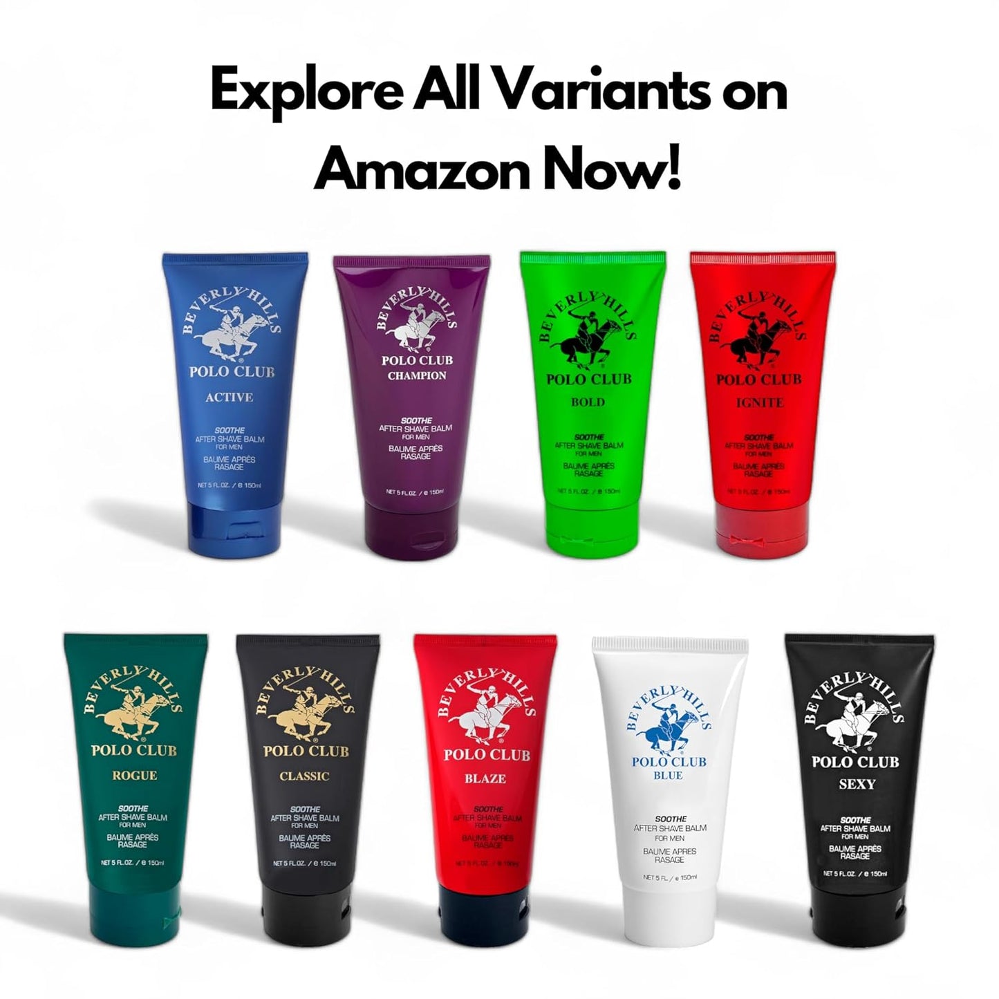 Beverly Hills Polo Club Classic After Shave - Soothing Musk & Woody Scent | 5oz Travel Size