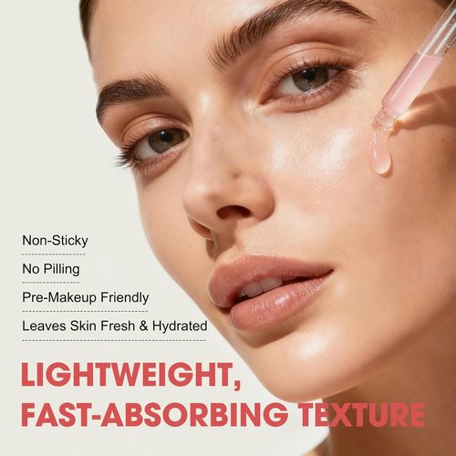 PDRN Pink Glow Serum - Hydrating Peptide & Niacinamide Formula for Firm, Bright Skin | 1.01 fl. Oz