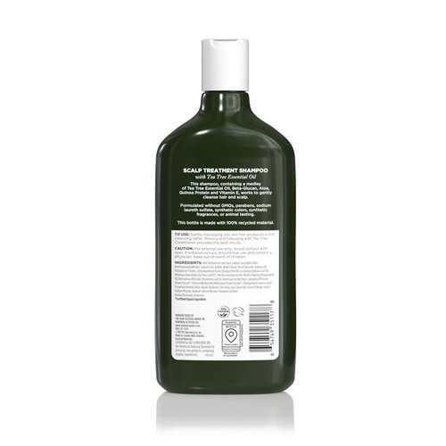 Avalon Organics Tea Tree Shampoo - Scalp Treatment for Healthy Hair & Softness | 11 Fl Oz