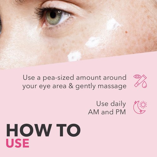 Beyou Caffeine Eye Cream - Hydrating Anti-Aging Treatment for Dark Circles & Puffiness - 0.5 oz