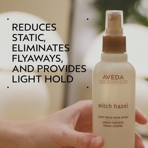 Aveda Witch Hazel Hair Spray - Non-Aerosol Formula Reduces Static & Flyaways | Light Hold for Fine & Medium Hair, 8.5 Fl Oz