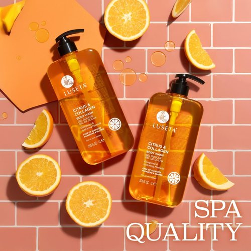Luseta Citrus & Collagen Body Wash - Nourishing Cleanser for Enhanced Skin Elasticity | 33.8oz