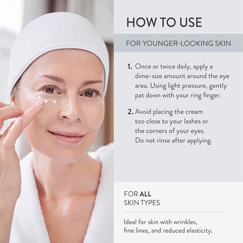 Lancer Skincare Eye-Contour Lifting Cream - Anti-Aging Formula with Diamond Powder & Hyaluronic Acid | 0.5 Ounces