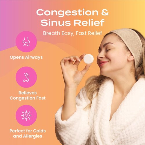 Body Restore Shower Steamers - Aromatherapy Stress Relief & Relaxation | 6 Pack Citrus Gift Set