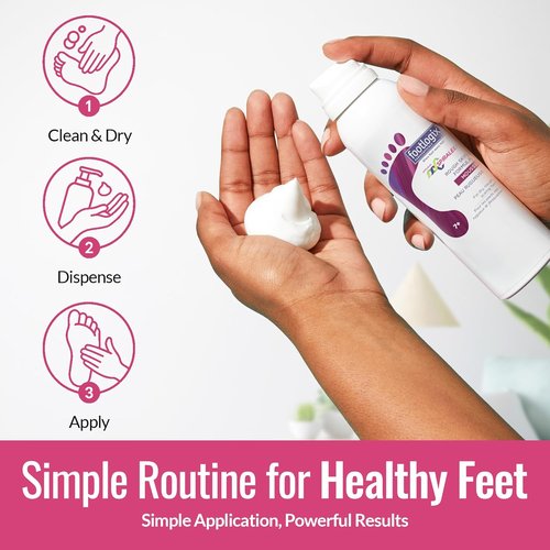 Footlogix Rough Skin Formula - Mousse for Dry, Cracked Heels & Feet Treatment | 4.23oz