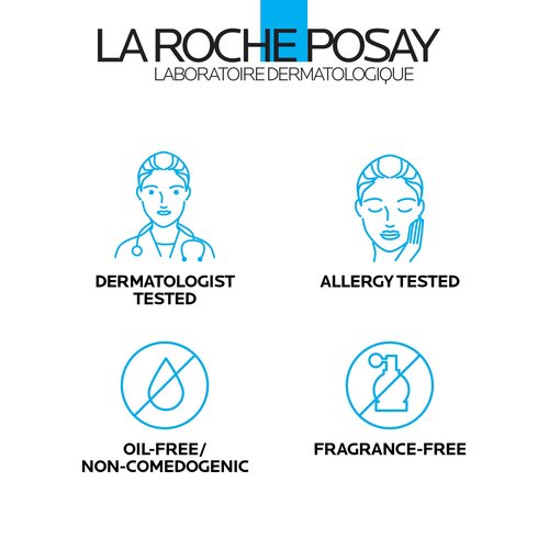La Roche-Posay Effaclar Purifying Foaming Gel Cleanser for Oily Skin, With Zinc Pidolate To Remove Excess Oil, Alcohol Free & Oil Free, Face Wash For Oily Skin, Dermatologist & Sensitive Skin Tested
