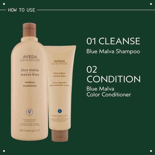 Aveda Blue Malva Color Conditioner - Purple Conditioner for Silver, Gray & Blonde Hair | 96% Naturally Derived, 8.5 Fl Oz