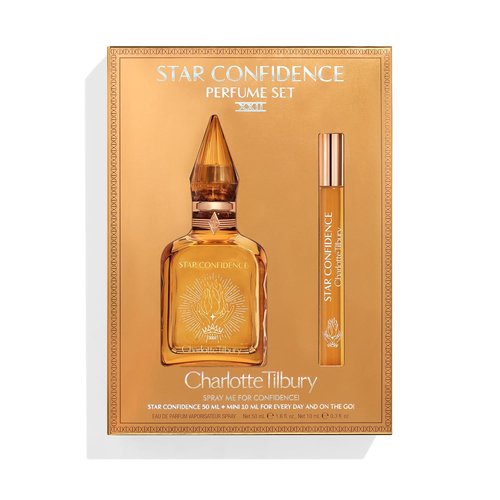 Charlotte Tilbury Star Confidence Eau De Parfum - Pheromone-Infused Blackcurrant & Jasmine Fragrance | Long-Lasting Floral Woody Aroma