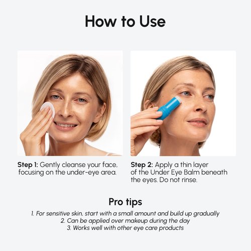 MAREE Under Eye Balm Stick Hydrating – Retinol Caffeine Under Eye Brightener Stick for Older Women – Collagen Undereye Cream for Dark Circles & Wrinkles – Skin Care Treatment Moisturizer