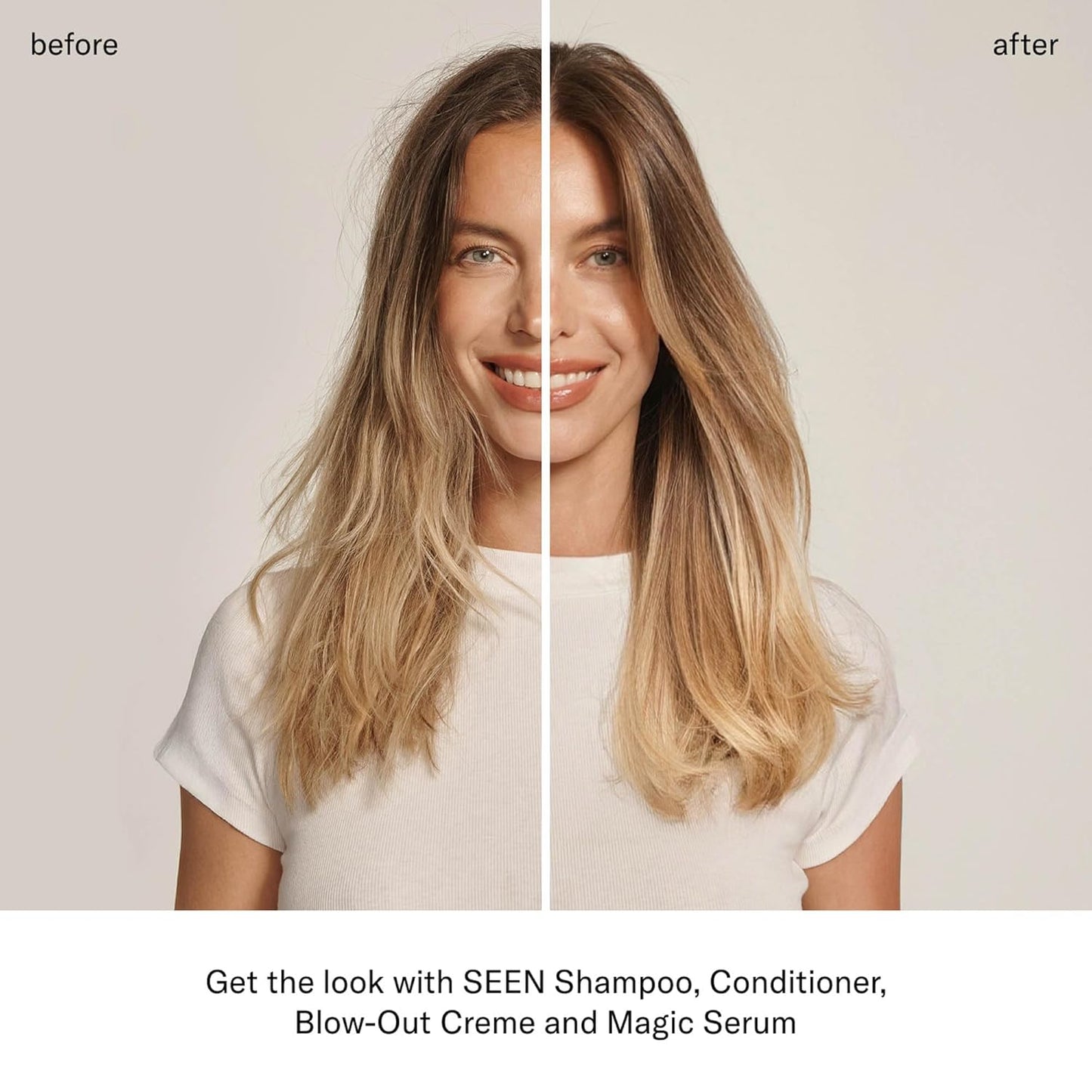 SEEN Blow-Out Creme - Non-Comedogenic Hair Cream for Frizz Control & Heat Protection | Scented, Dermatologist-Developed