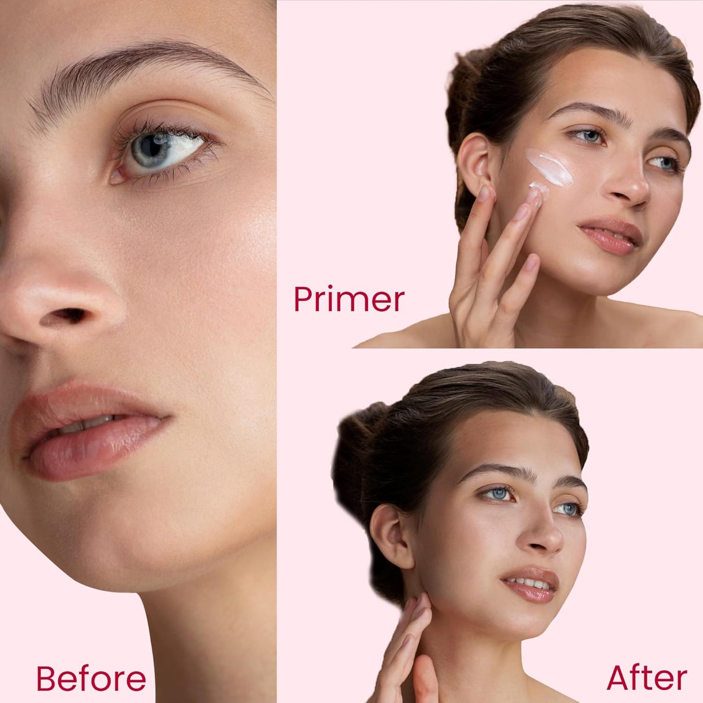 Skiennix Makeup Primer Gel - 3oz Hydrating Face Primer, Blurs Lines & Reduces Pores, Waterproof Velvet Finish