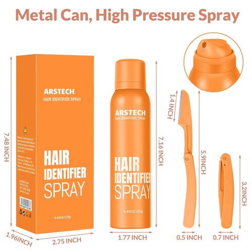 Regine Switzerland Hair Identifier Spray - Dermaplaning Tool for Women | Face Shaving & Hair Removal