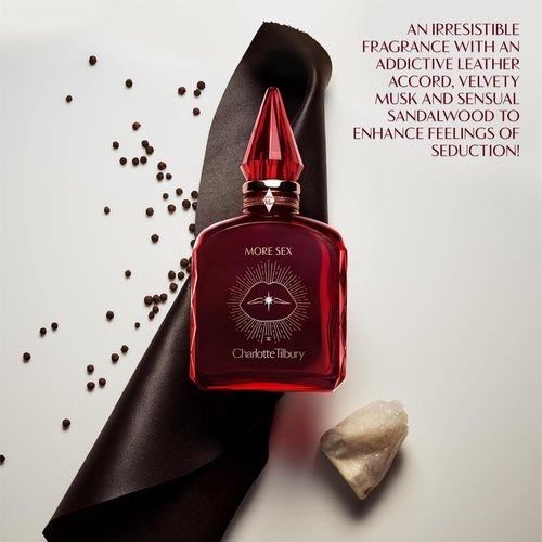 Charlotte Tilbury More Sex Eau De Parfum - Pheromone-Infused Sandalwood Fragrance | Long-Lasting Scent with Black Pepper & Musk
