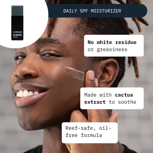 Cardon Daily Skincare Set for Men - Face Moisturizer with SPF 30 & Clay Face Wash | Perfect Gift Idea