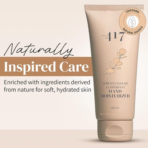 -417 Dead Sea Cosmetics Anti-Aging Hand Cream - Nourishing Formula for Dry, Cracked Skin | 3.4 oz