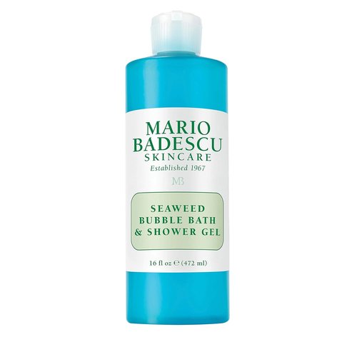 Mario Badescu Seaweed Bubble Bath & Shower Gel - 2-in-1 Moisturizing Body Wash for All - Revitalizing Marine Fragrance