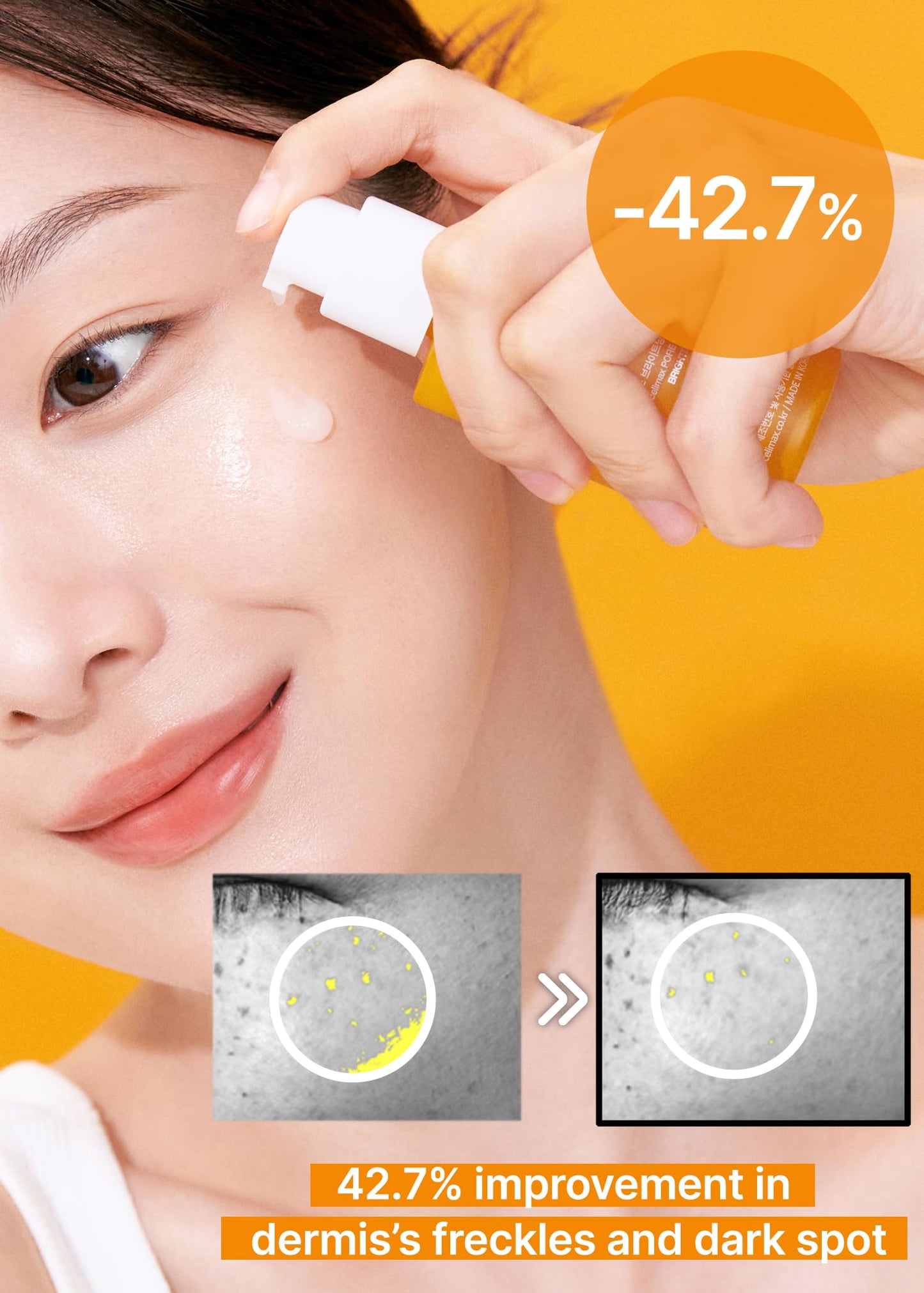 celimax Pore+Dark Spot Brightening Serum 30ml | Gel-like Serum for Enlarged Pores with Niacinamide, Tranexamic Acid, Pore Minimizer, Non-Irritating, Hydrating, For Sensitive Skin