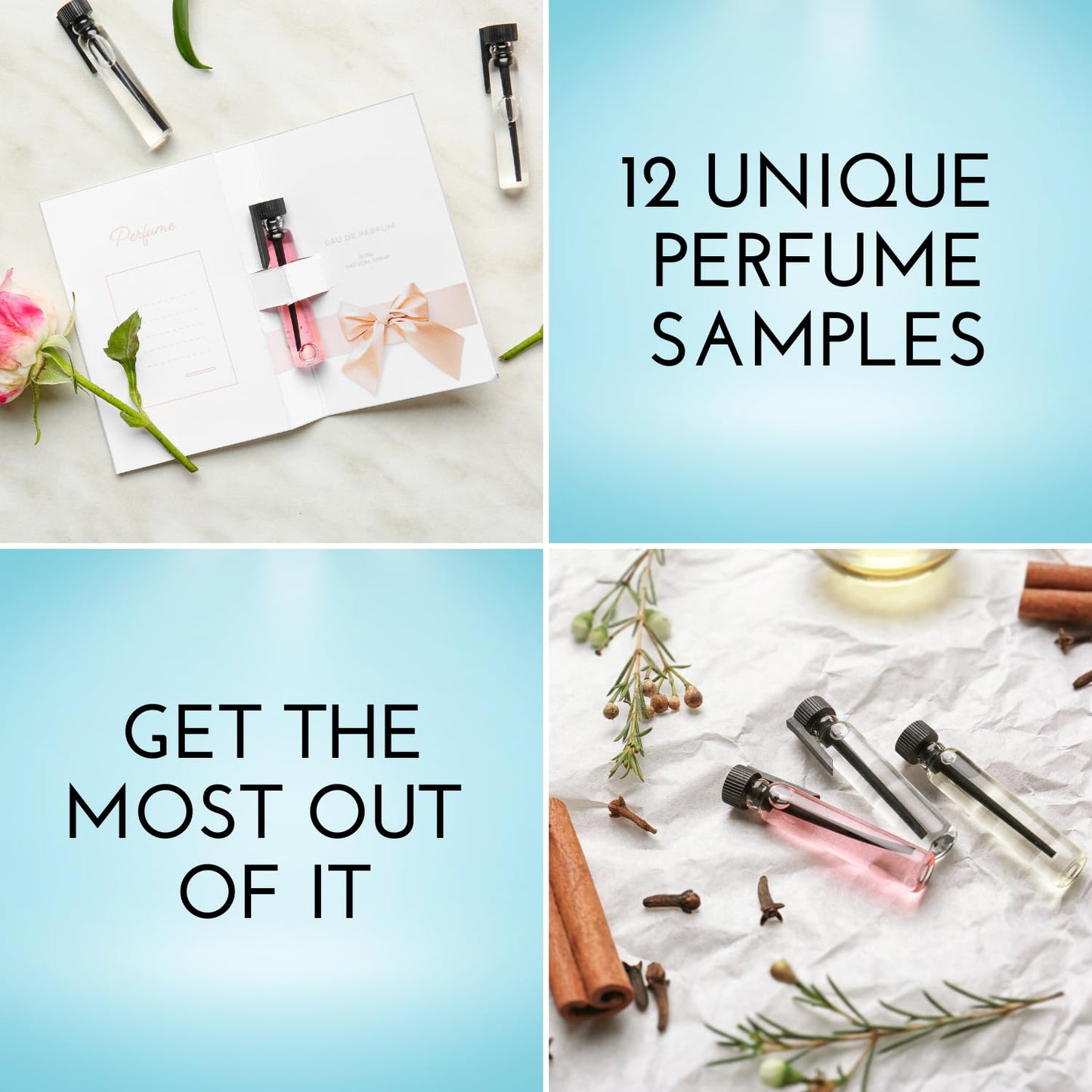 Tradeberry High-End Designer Perfume Sample Set | 12 Premium Scents for Women