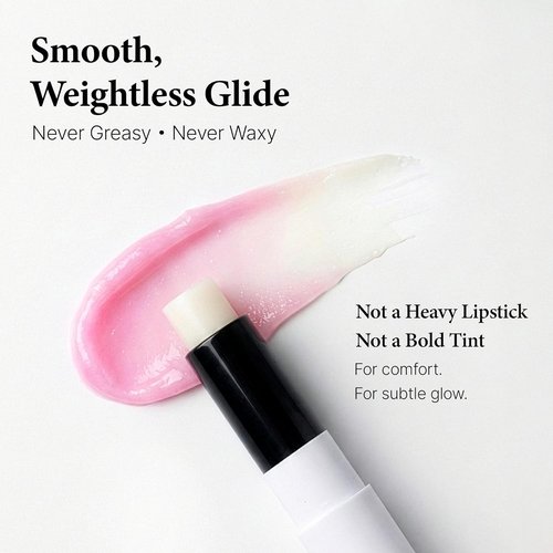 Moon Lip Color Changing Lip Balm - Hydrating pH Formula with Soft Pink Tint | Moisturizing Korean Skincare