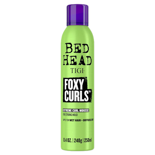 Bed Head by TIGI Curl Mousse - Extreme Curl Definition & Anti-Frizz, Strong Hold - 8.4 oz