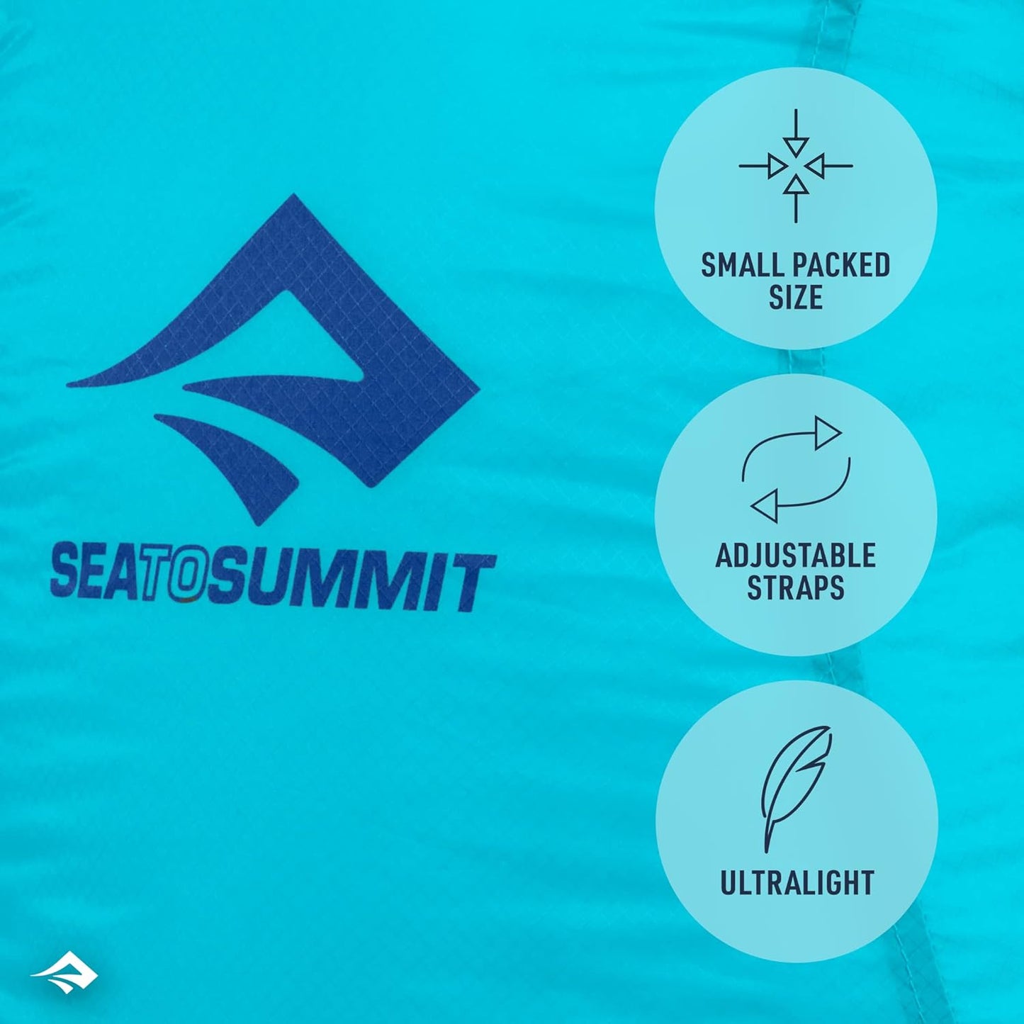 Sea to Summit Ultra-Sil Day Pack - Ultralight 20-Liter Backpack in Atoll Blue