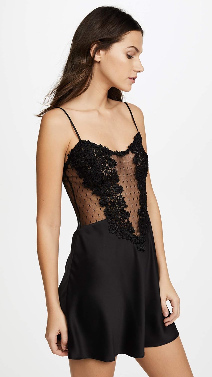 Flora Nikrooz Women's Showstopper Chemise - Elegant Lace Design | Comfortable Fit for All Sizes
