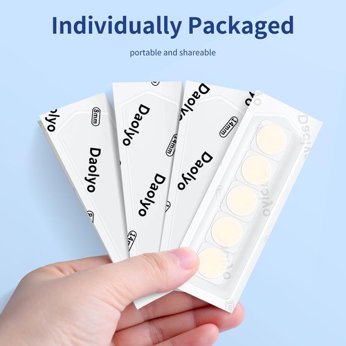 Daolyo Pimple Patches for Face, 4 Size 360 Counts Hydrocolloid Acne Patches for Covering Zits and Blemishes, Spot Stickers with Salicylic Acid, Tea Tree Oil & Calendula Oil, Mini Package